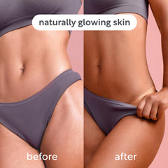 Lucy Bee Self Tan Mousse application mitt ready for streak-free results