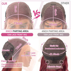 Lukymart Brazilian virgin hair body wave wig with soft luster and long-lasting beauty.