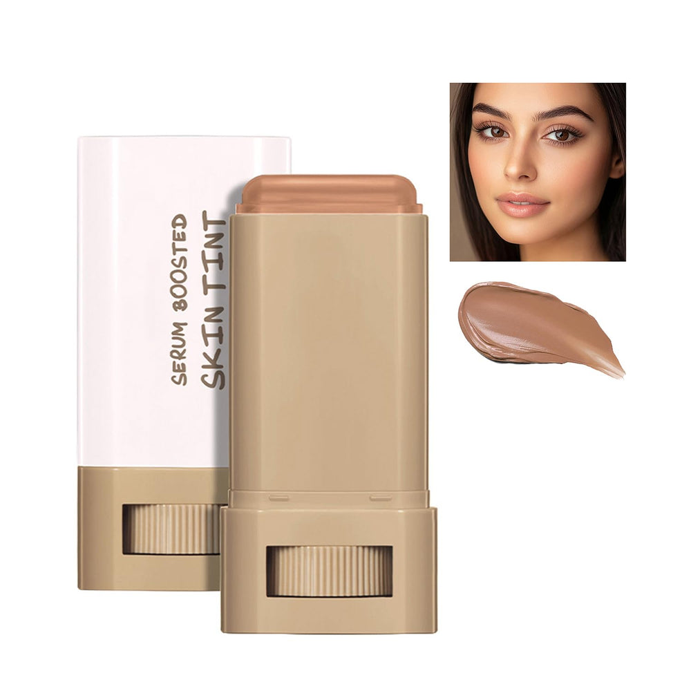 Lulesi Beauty Balm Serum twist-up-stick shows portable application with moisture and flexible coverage.