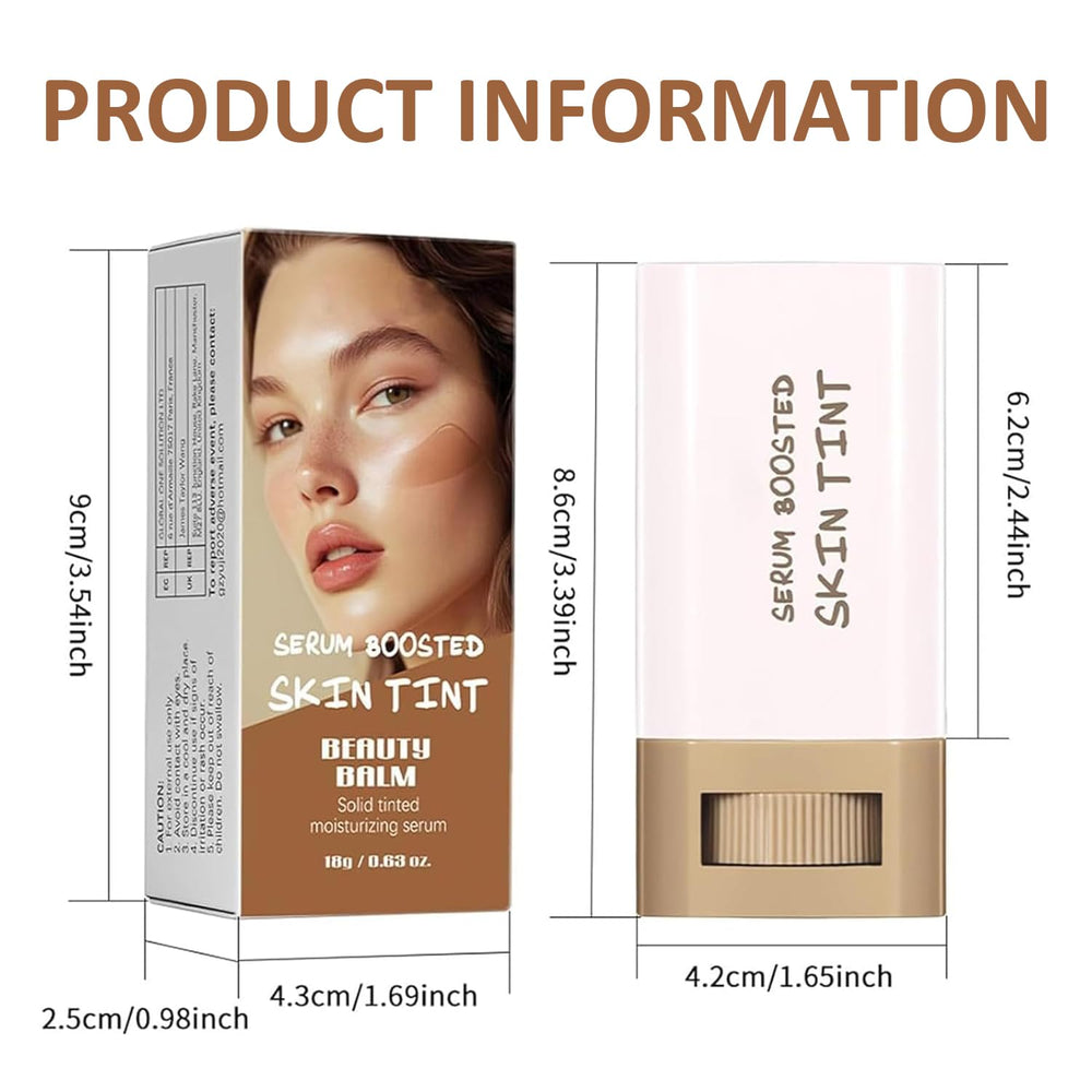 Lulesi Dewy Finish Contour Stick adds natural-looking definition.
