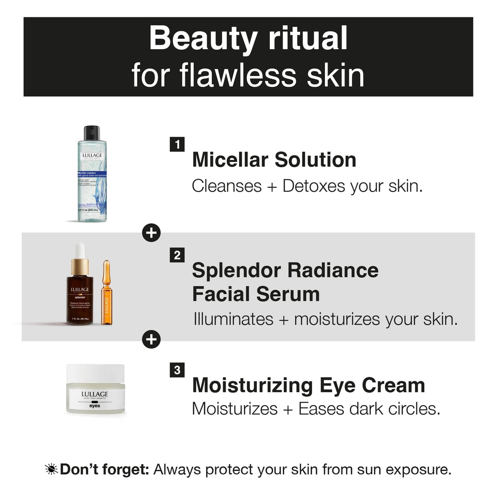 LULLAGE Eye Cream delivers a silky, non-greasy finish for daily wear.
