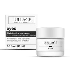 LULLAGE Eye Cream with Silk Tree Bark provides deep hydration for the under-eye area.