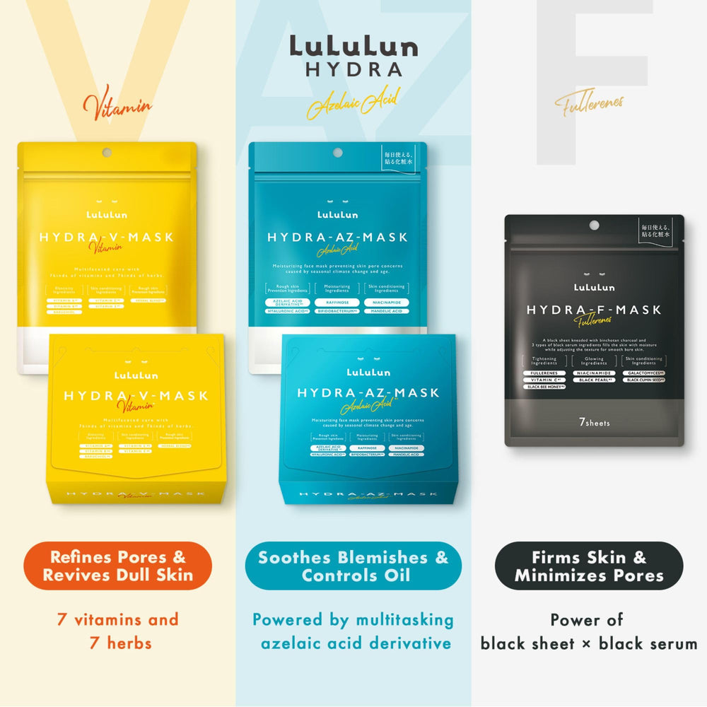 Lululun natural sheet mask material breathable and skin-friendly.