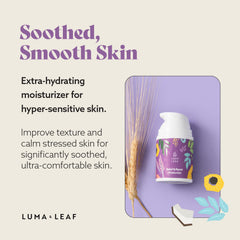 LUMA & LEAF niacinamide ingredient highlights moisture balance for sensitive skin