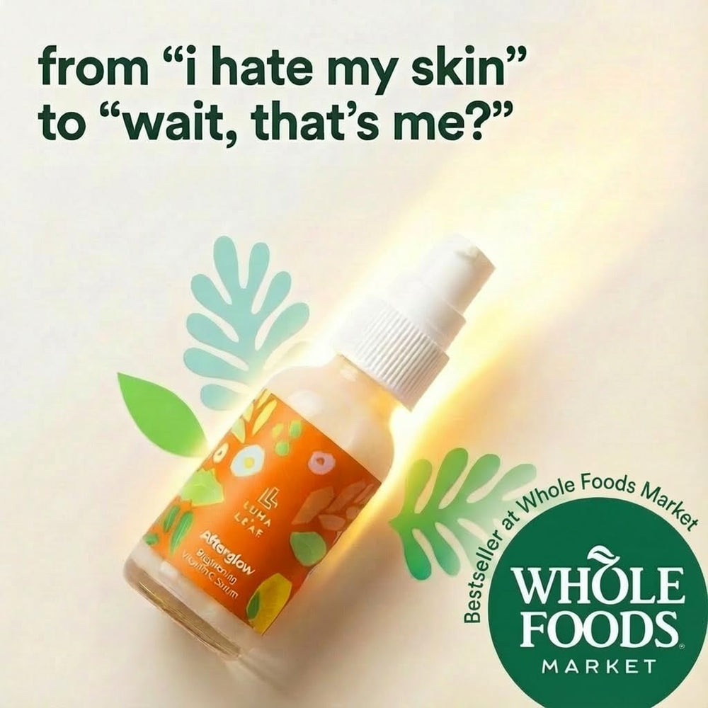 LUMA & LEAF vegan cruelty-free badge shown on packaging