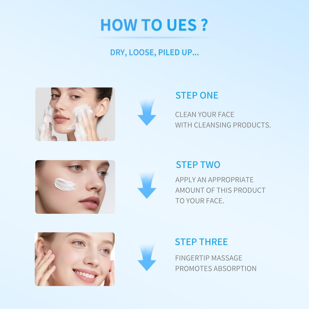 LUMAZO application scene hints toward a smooth, hydrated complexion.