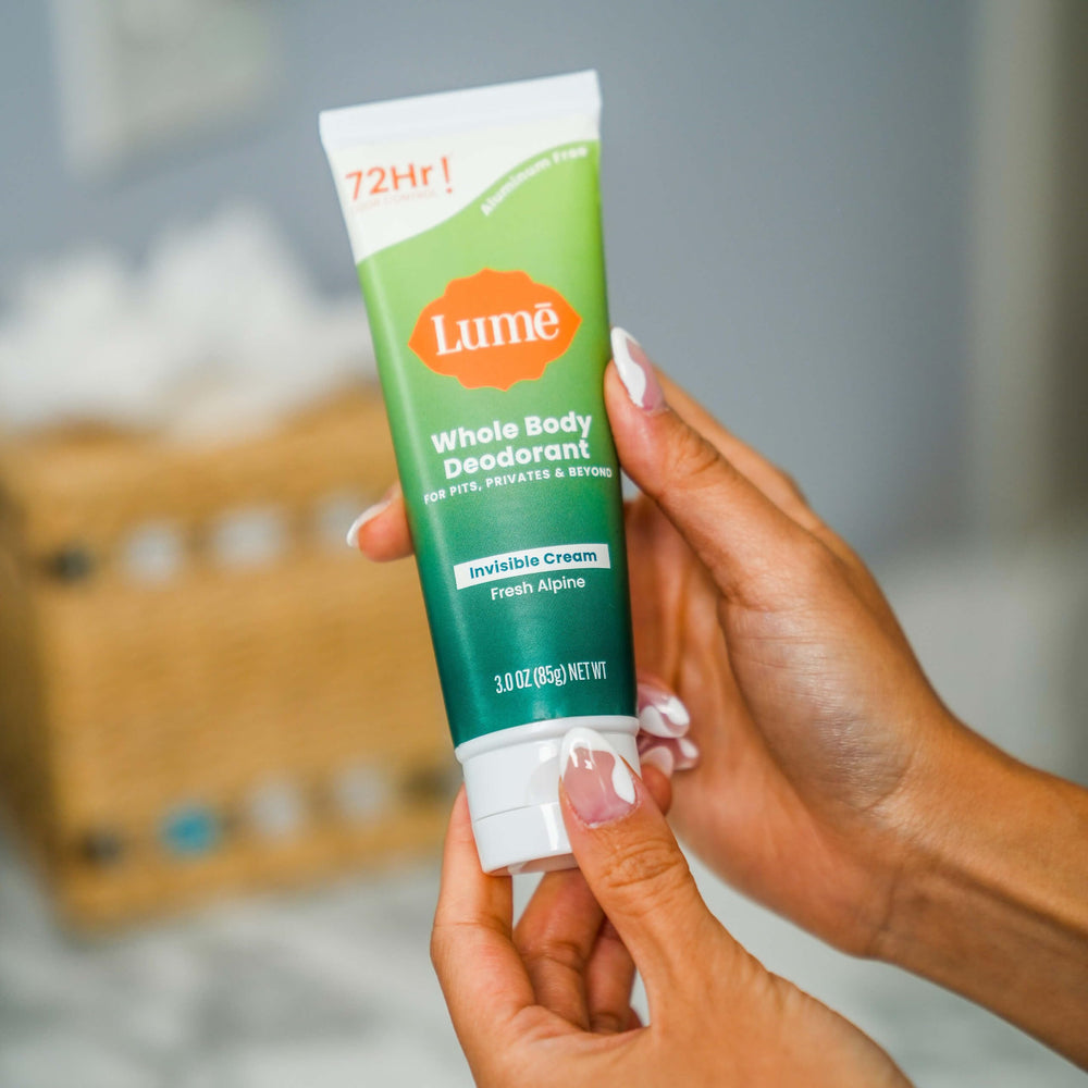 Graphic illustrating up to 72‑hour odor control with Lume.