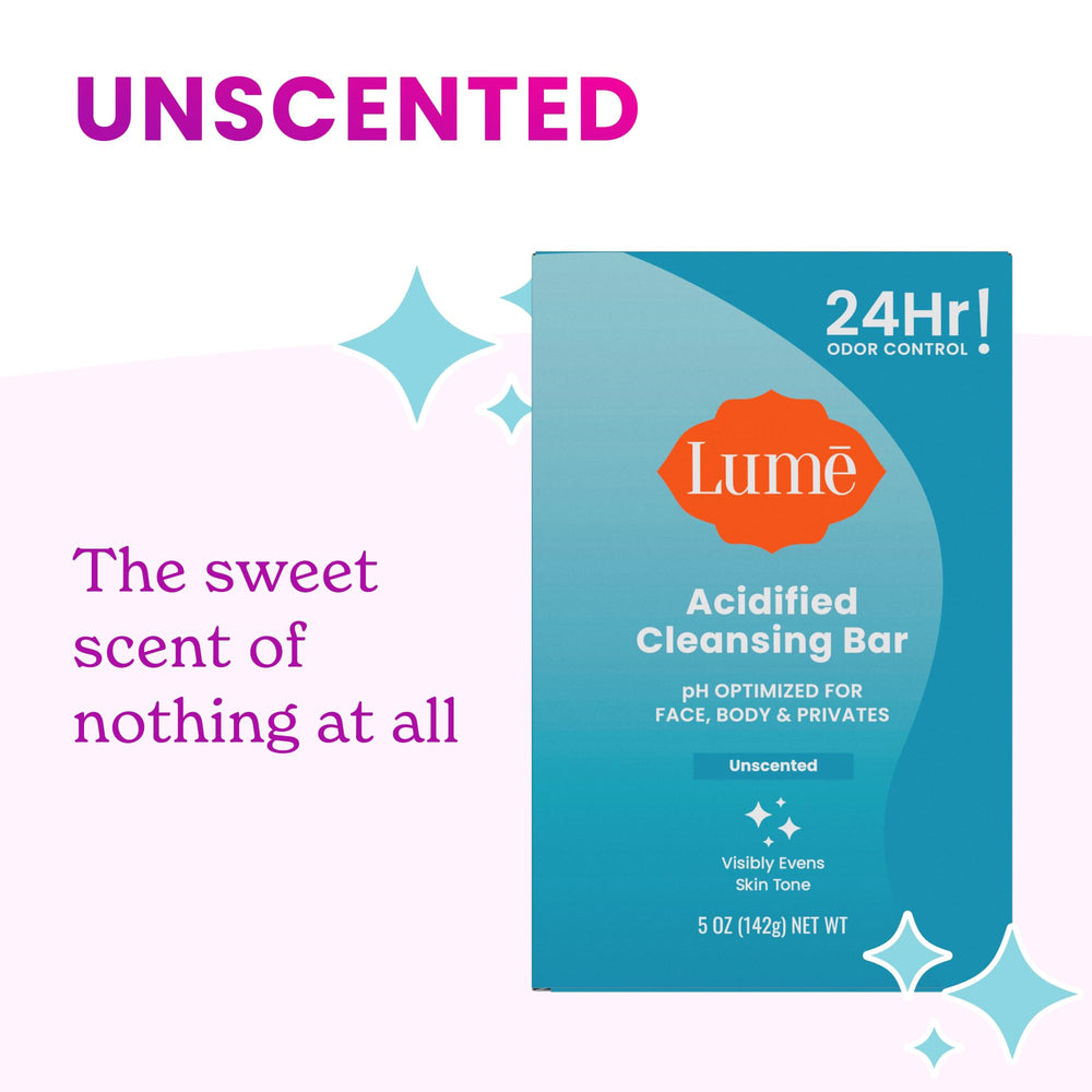 Bathroom scene with Lume bar in use during shower routine