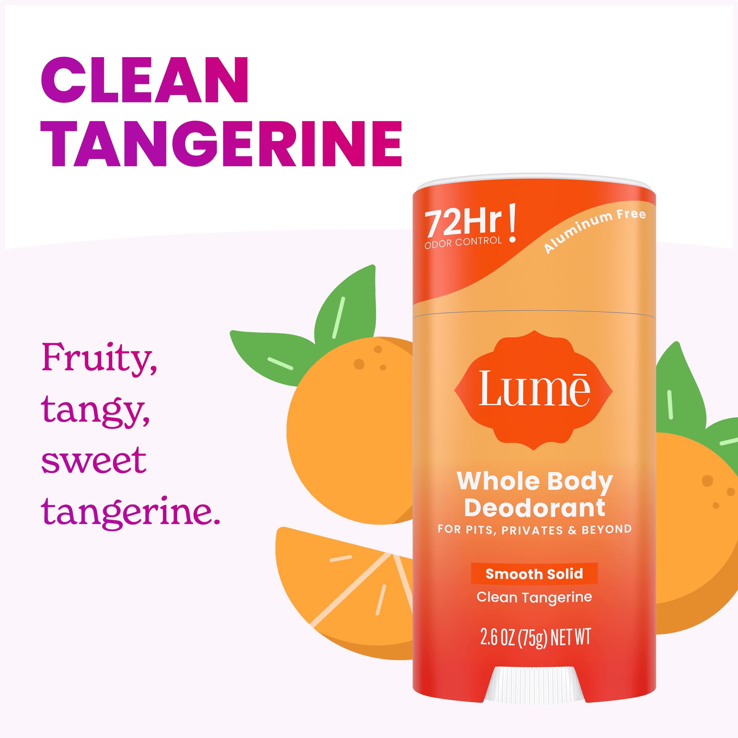 Lume aluminum-free and baking soda-free formula for sensitive skin