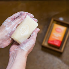 Lume Clean Tangerine scent bar with bright citrus notes