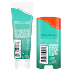 Lume mint cucumber cream on skin during application for gentle protection.