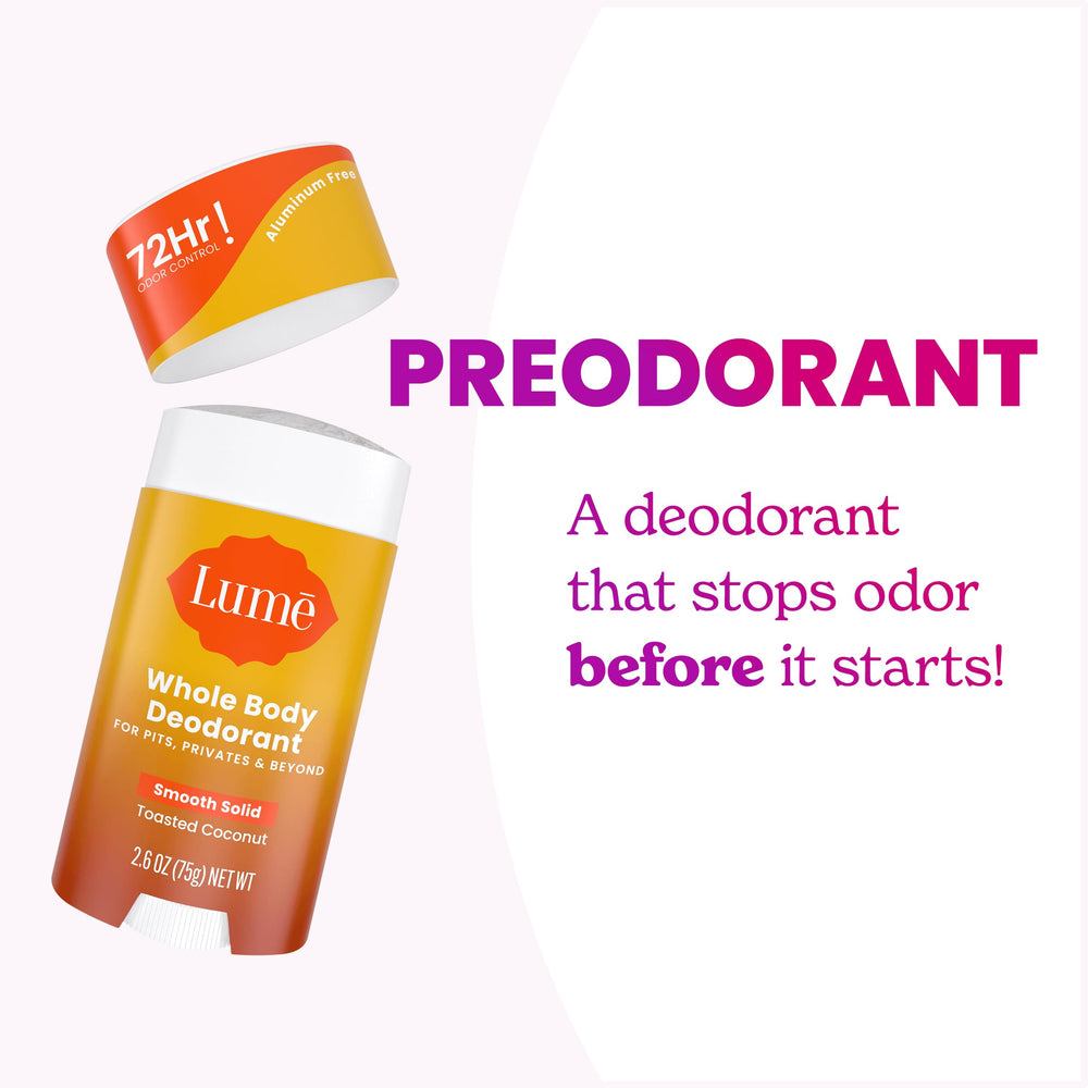 Lume deodorant wipes Cool Cucumber for on-the-go freshness