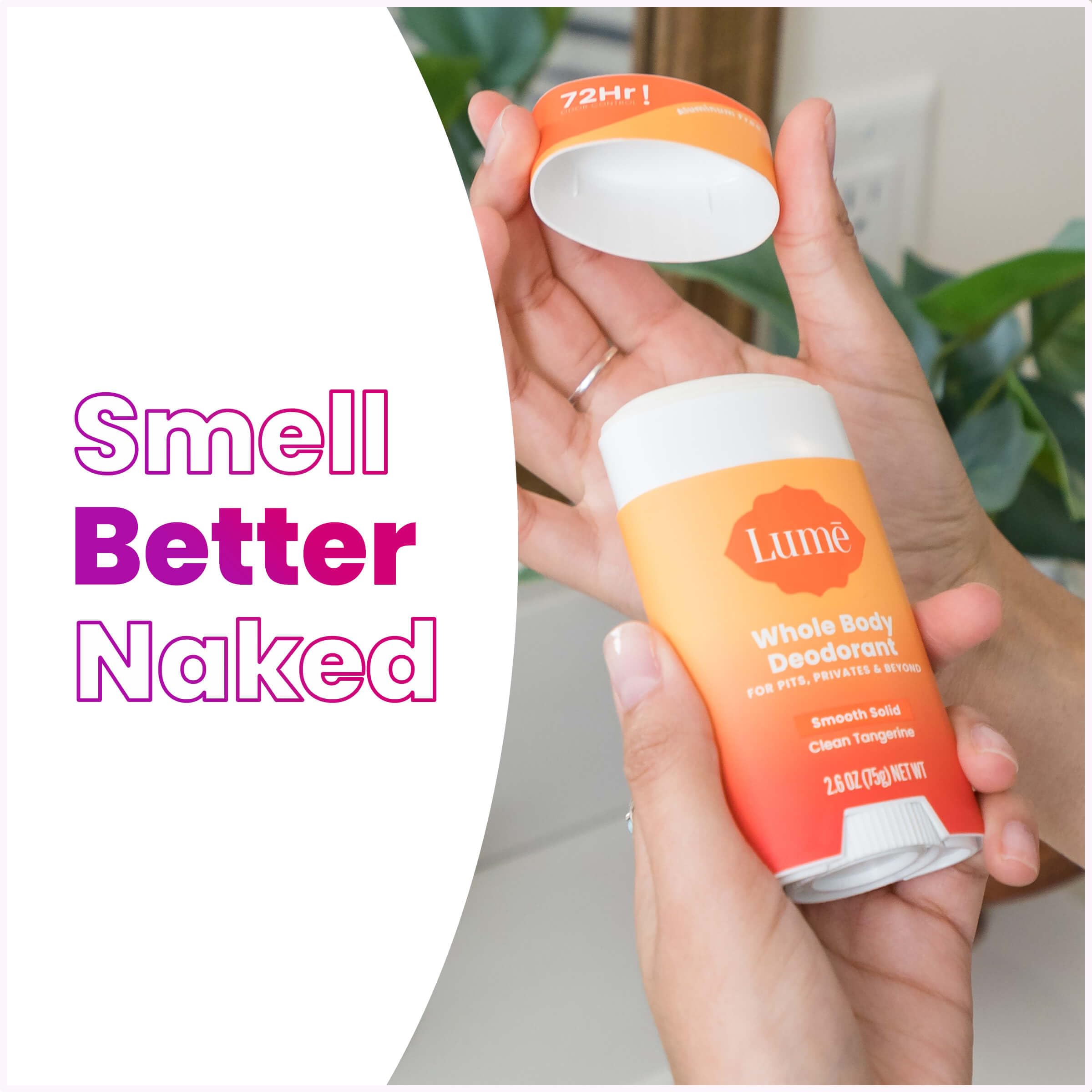 Lume easy-glide application for smooth, mess-free use
