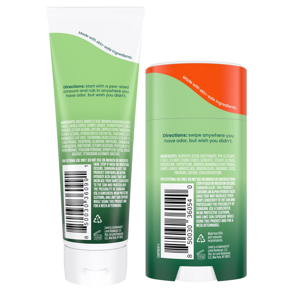 Lume Fresh Alpine boxed set on shelf with crisp alpine scent.