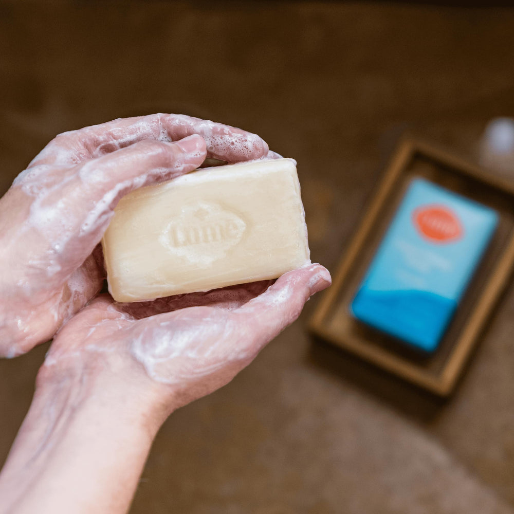 Lume Gift Set product shot emphasizing compact, travel-friendly design