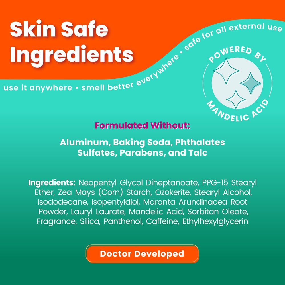 Lume minted cucumber smooth-stick side angle for compact design