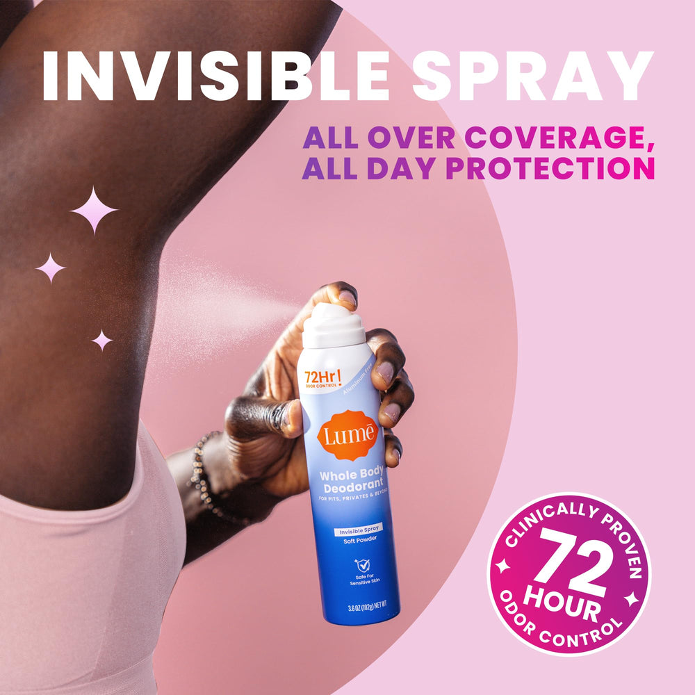 Lume odor-control claim for up to 72 hours of freshness