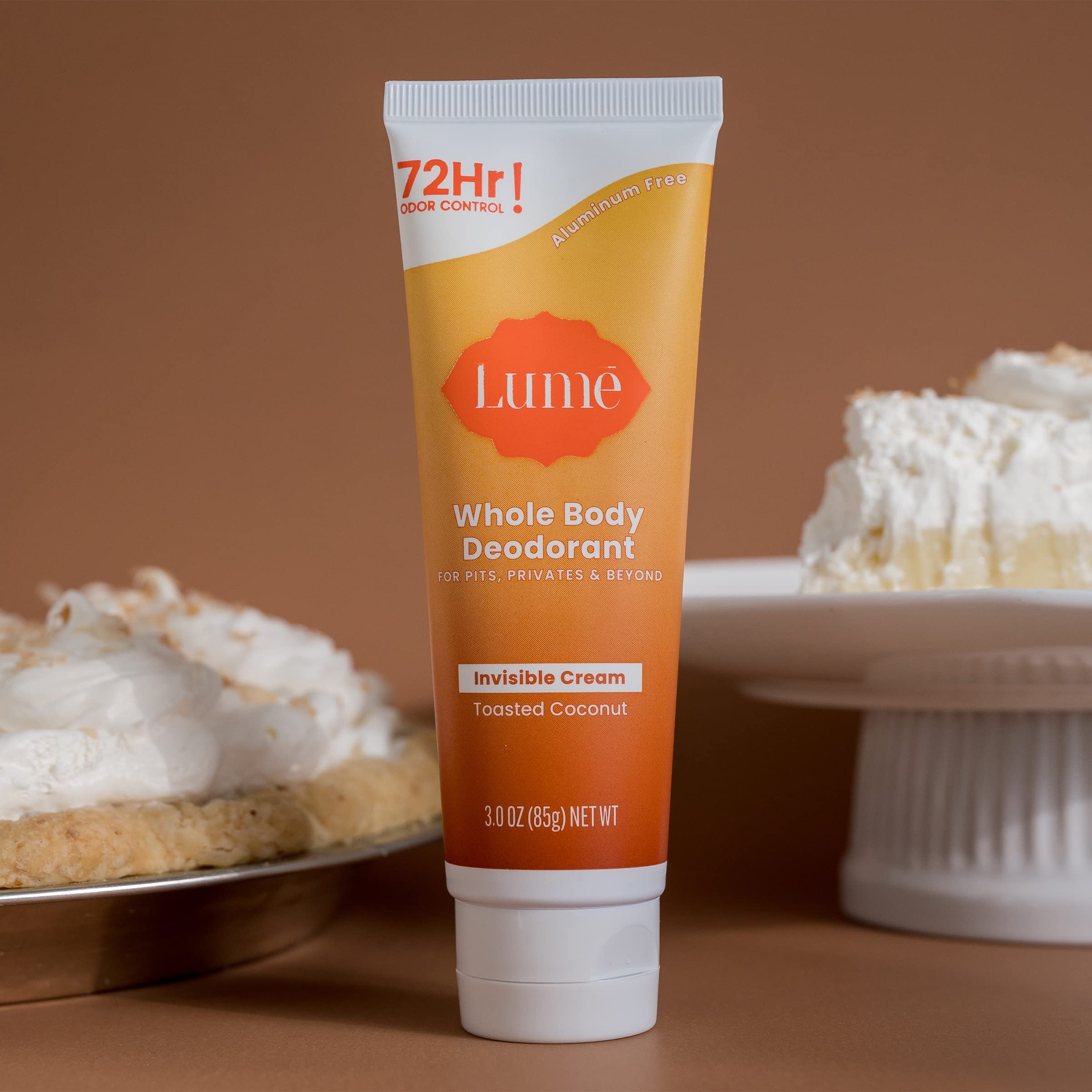 Lume 3-ounce tube packaging shown for easy use
