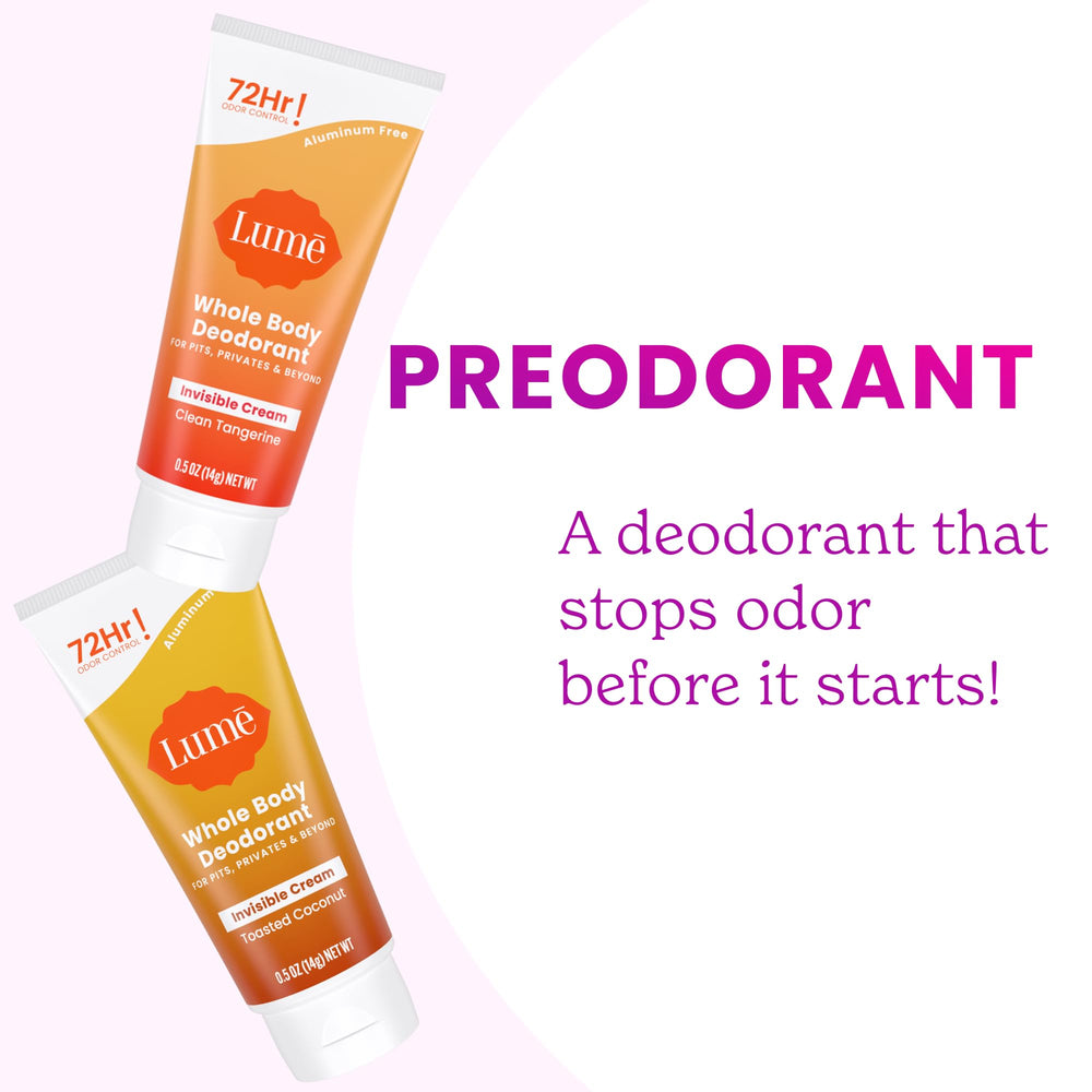 Lume pH-balanced odor blocker technology emphasizing science-based protection