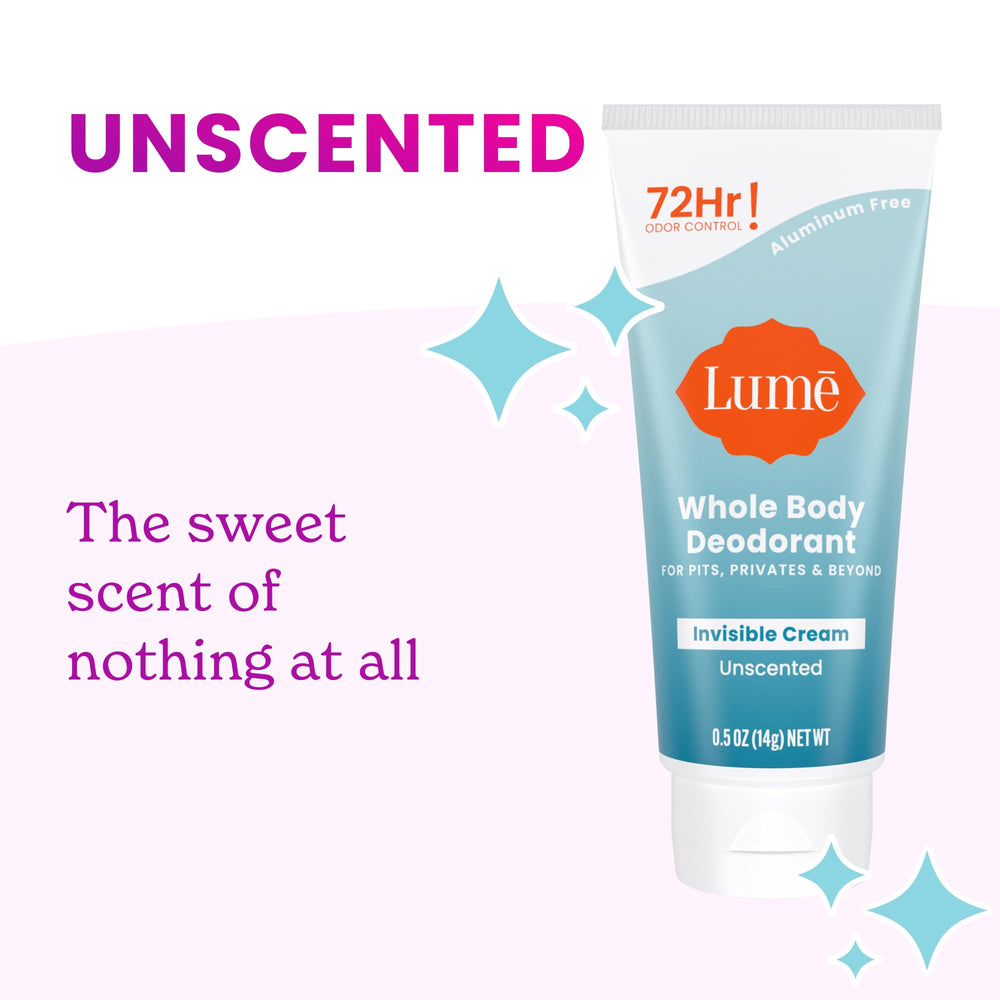 Lume preodorant science with pH balance to block odor before it forms.