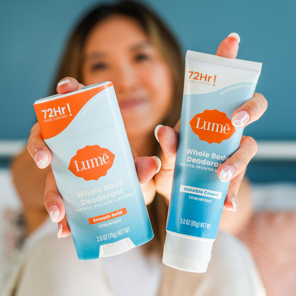 Lume Acidified Body Wash Mini for gentle cleansing of sensitive areas