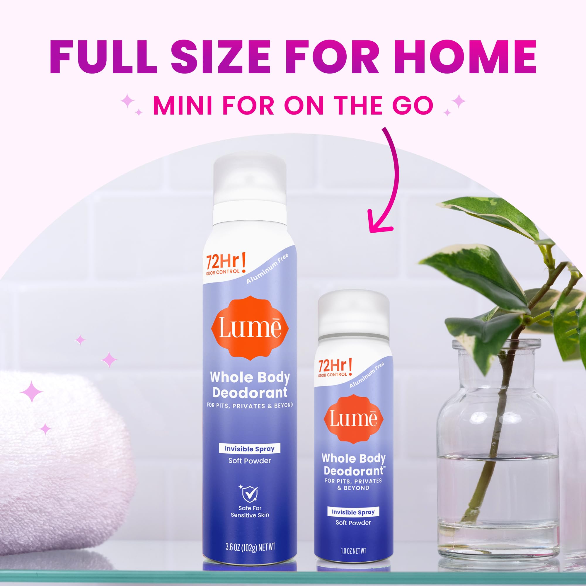 Lume skin-friendly hypoallergenic design for external use