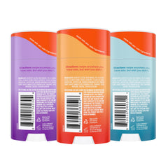 Lume smooth solid stick close-up demonstrates easy application for quick odor protection.