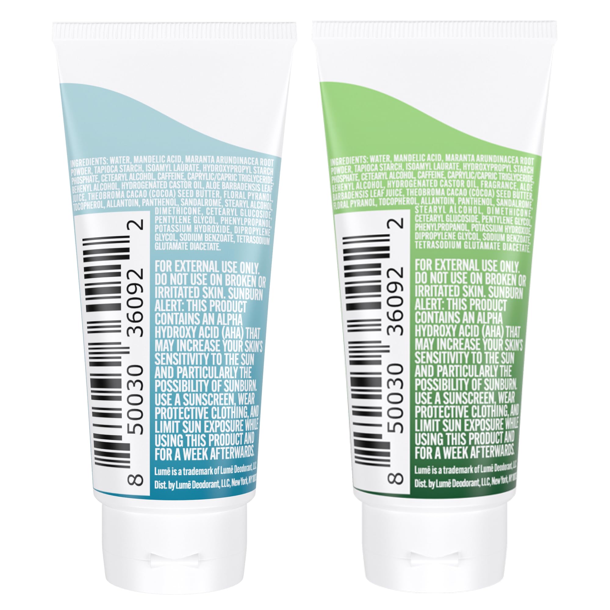 Lume travel-ready kit in compact pouch for on-the-go routines.