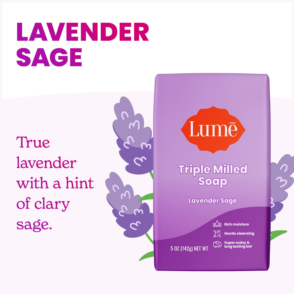 Lume bar soap lather close-up illustrating dense, long-lasting cleansing.
