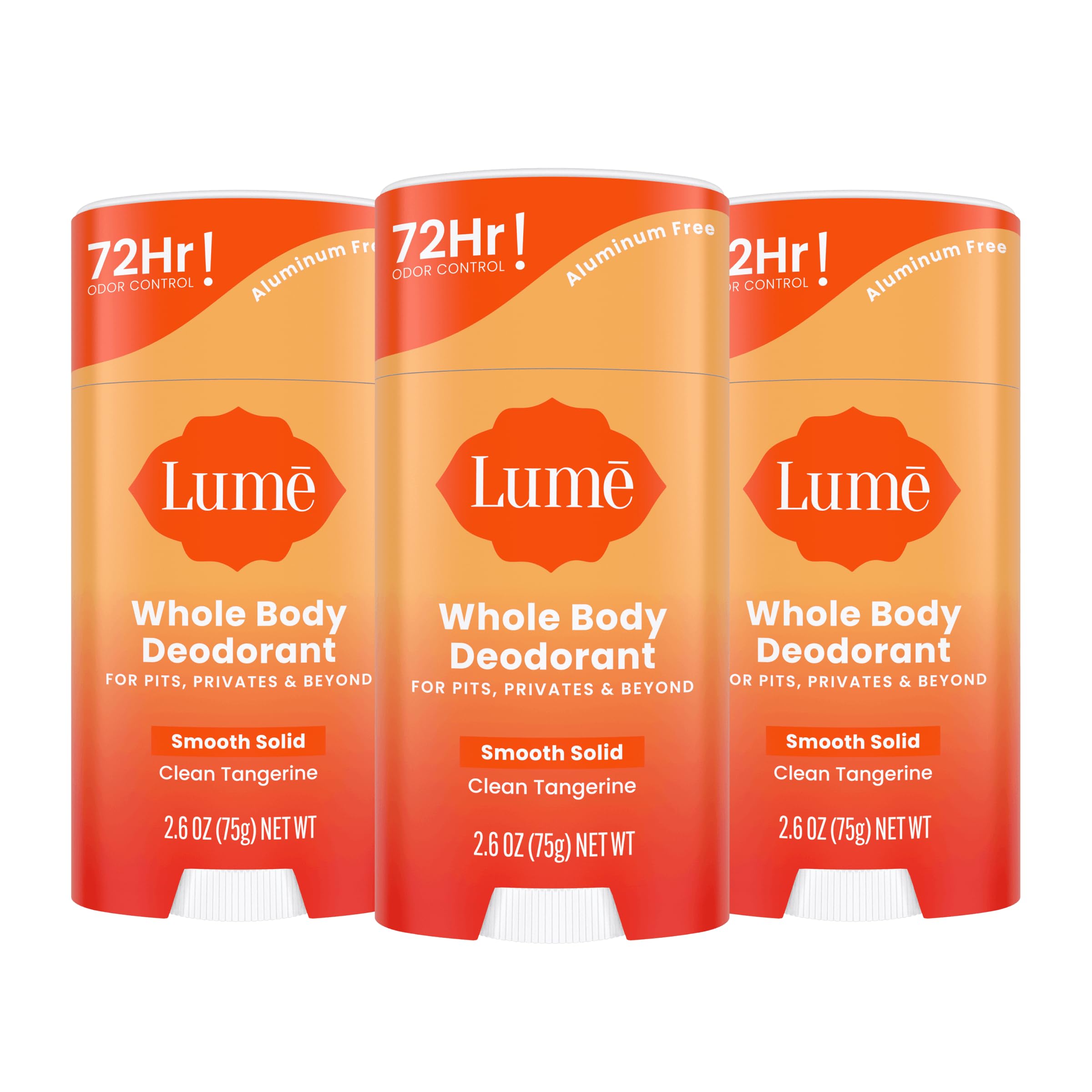 Lume smooth solid-stick deodorant for all-day odor control