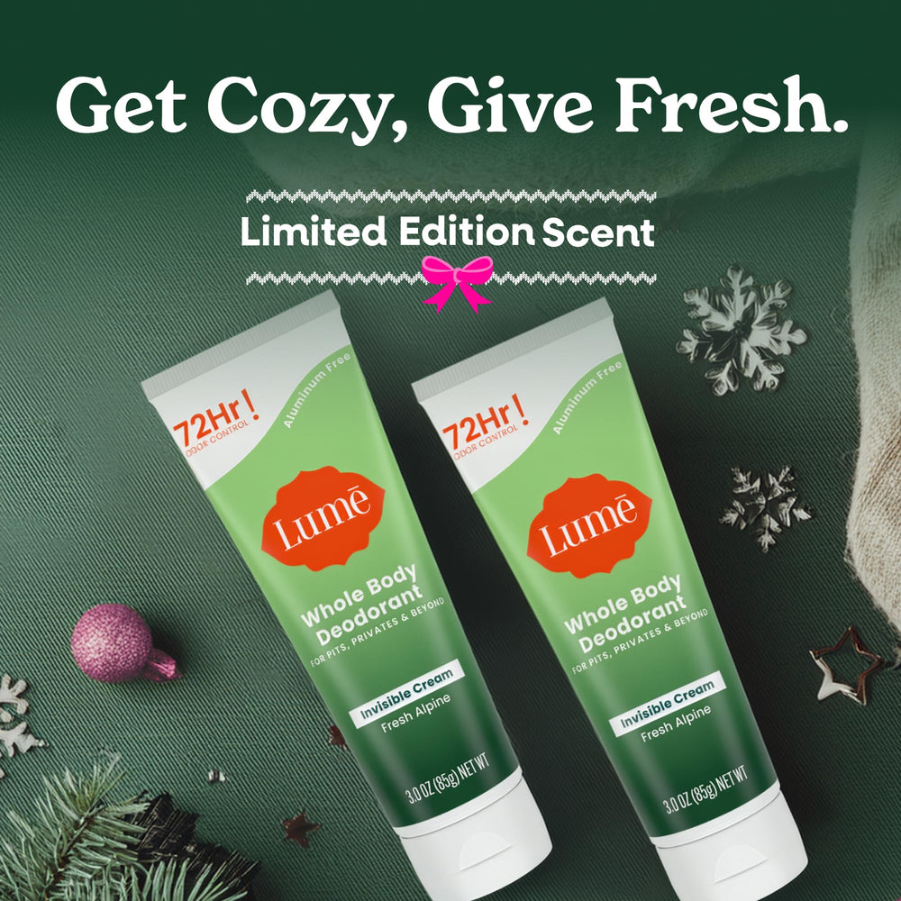 Lume underarm-application demonstrates broad odor-blocking potential across the body.