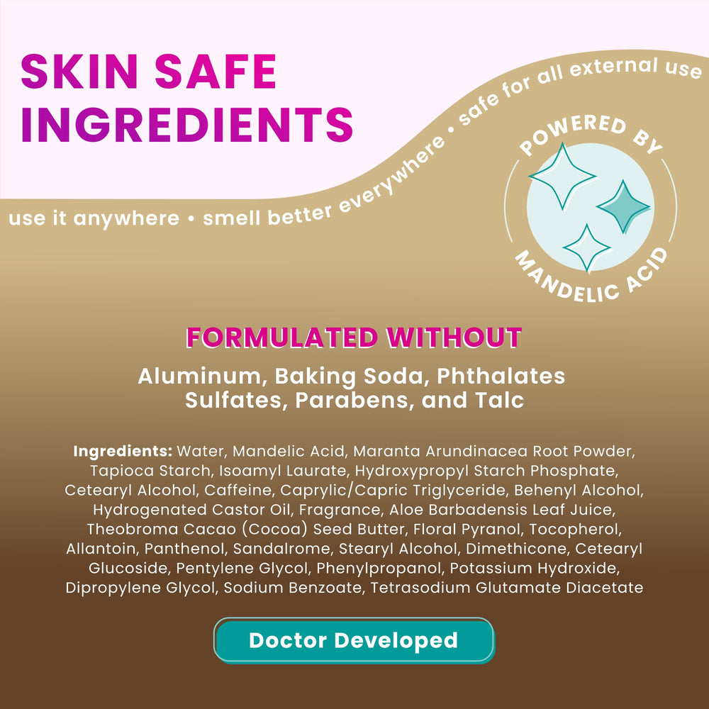 Lume Vanilla Bliss cream texture ready for skin-friendly application.
