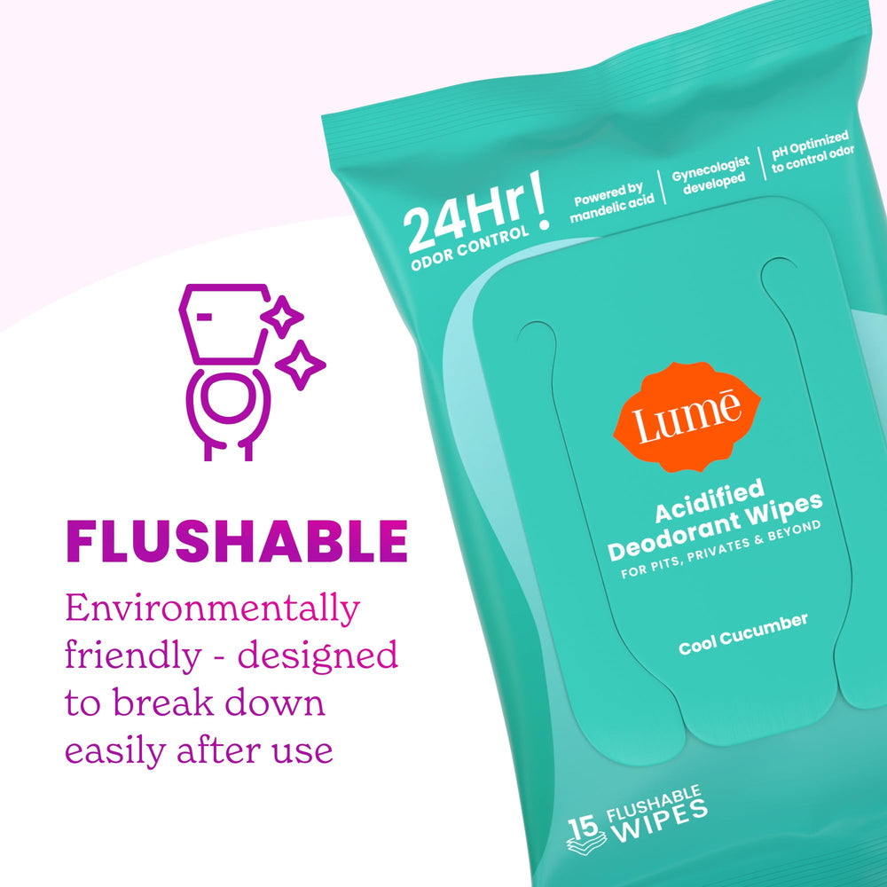 Lume 6x6 inch wipe texture closeup for soft, comfortable use.