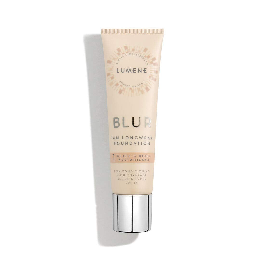 Lumene Arctic spring water hydration highlight image for long lasting comfort.