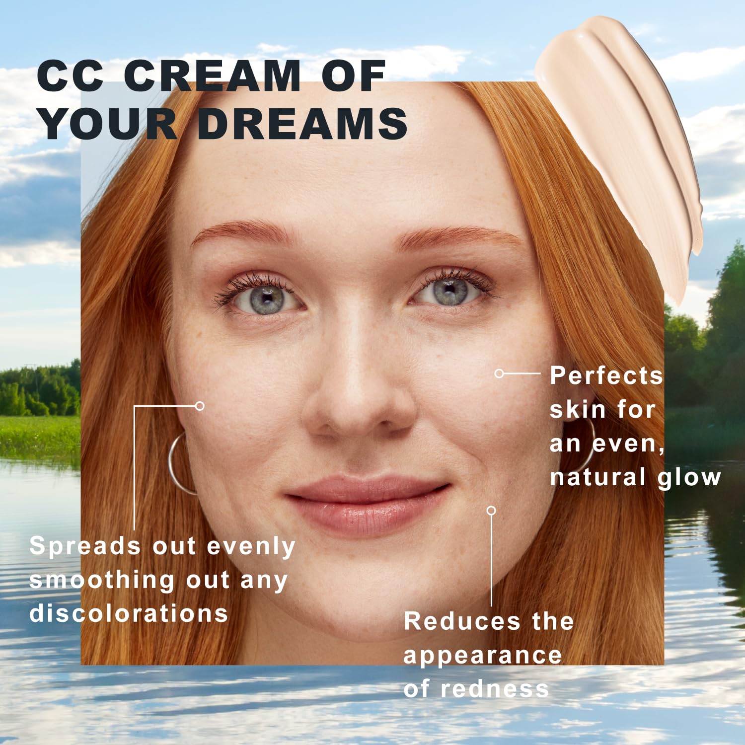 Arctic hydration in Lumene CC Cream highlighting moisture-rich formula.