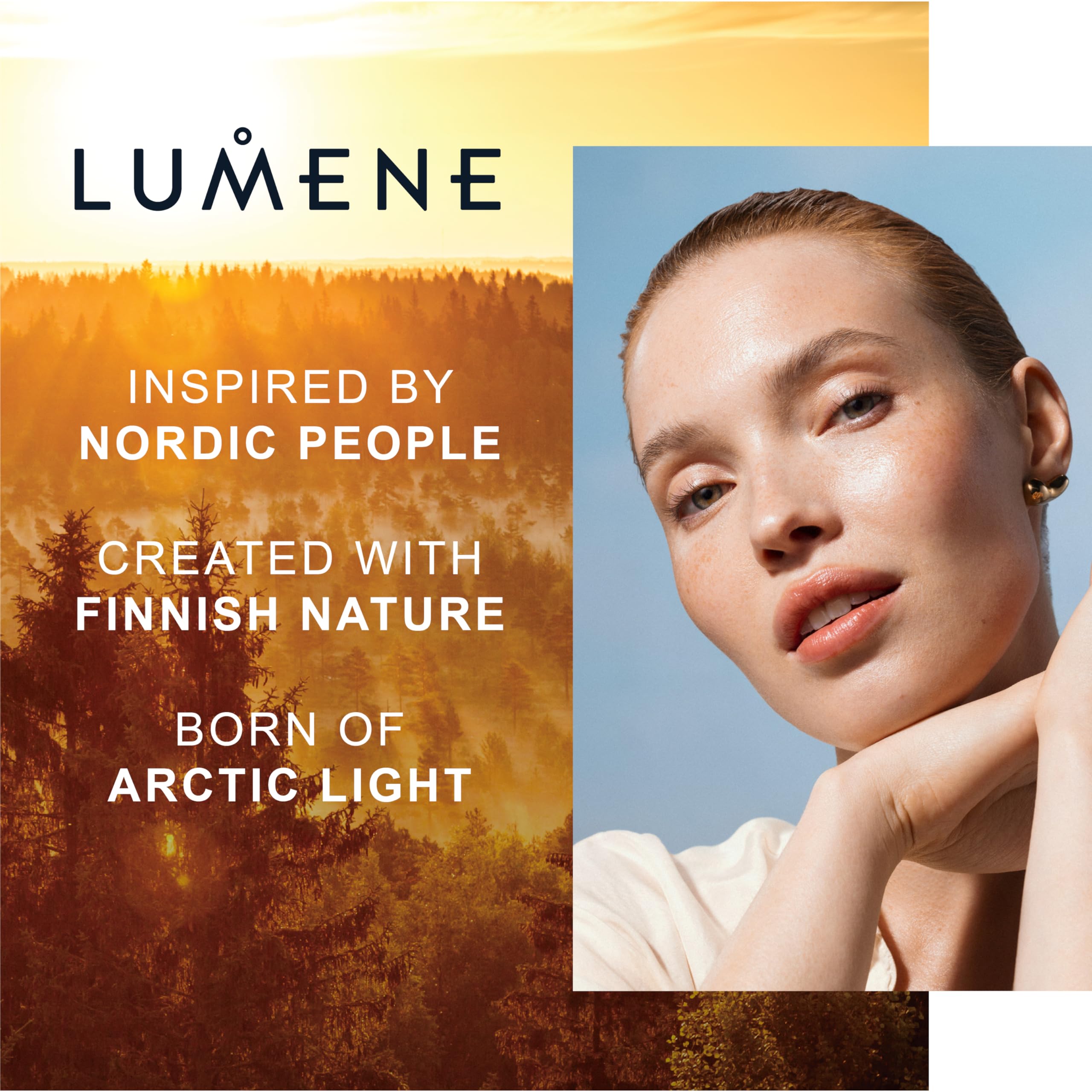 Vegan formula packaging for Lumene Color Correcting CC Cream.