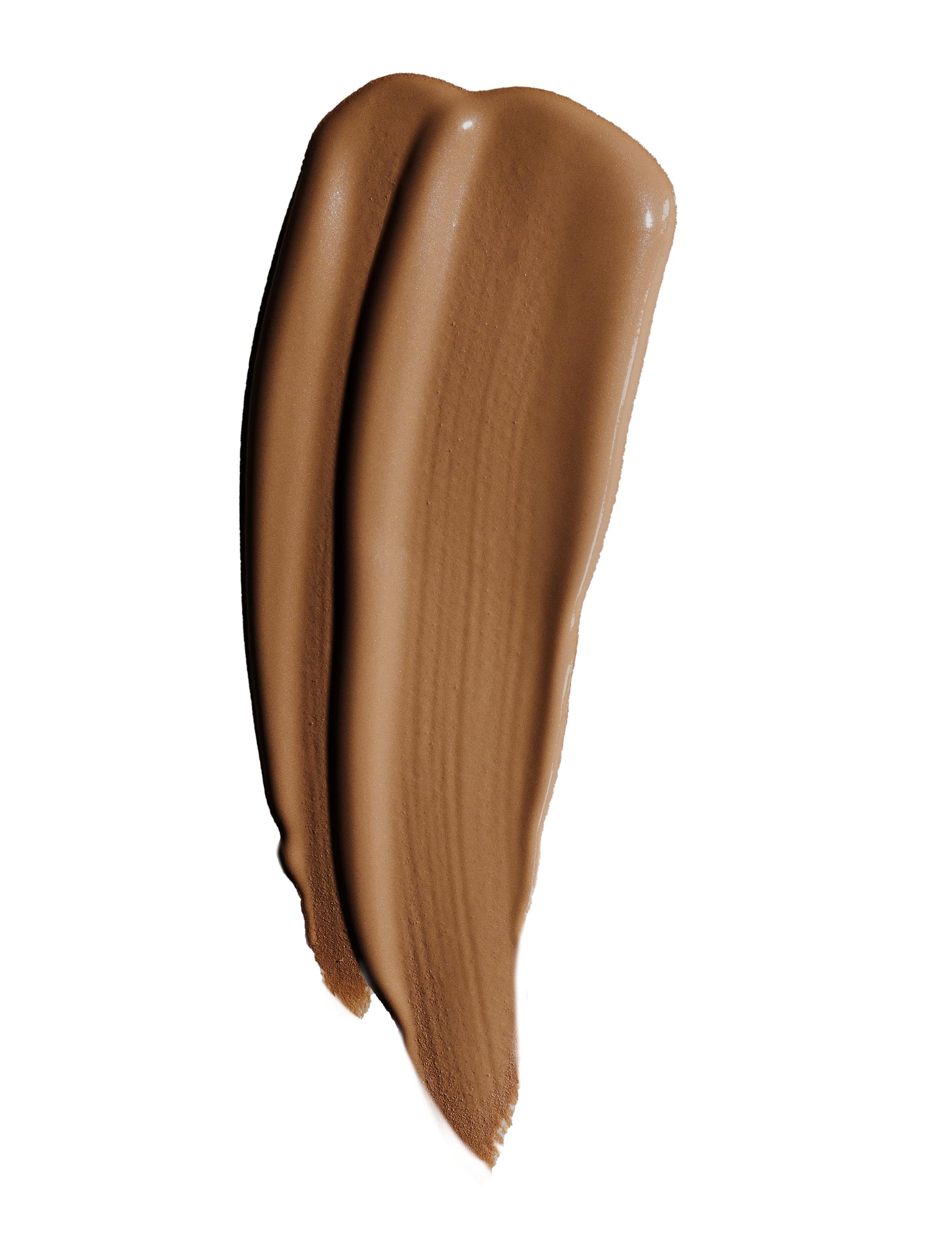 Texture swirl on skin showing light coverage and redness neutralization.