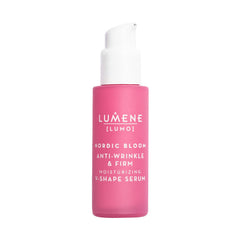 Lumene Lumo Nordic Bloom serum bottle for a hydrating, radiant complexion.