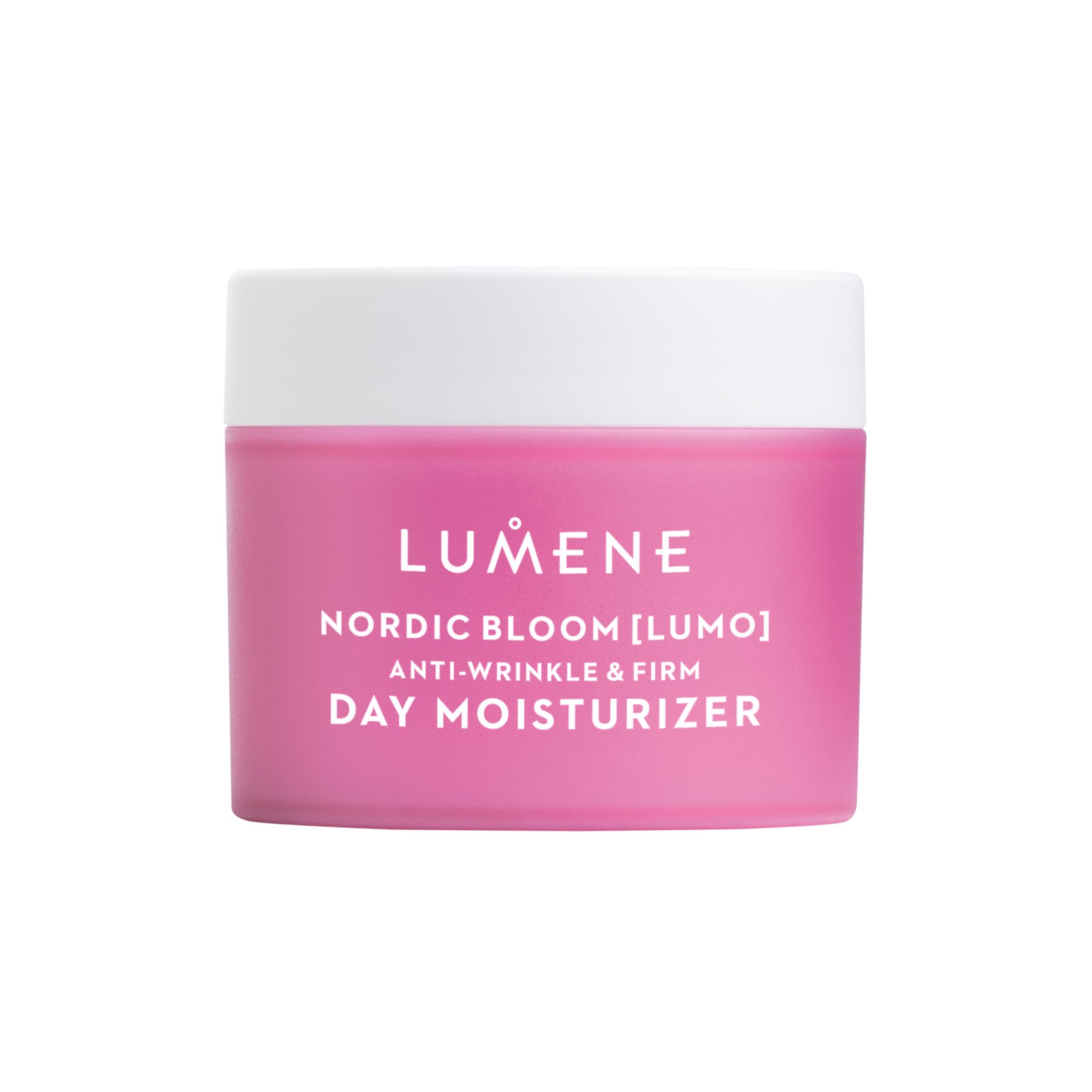 Lumene Nordic Bloom moisturizer bottle pump for convenient daily application