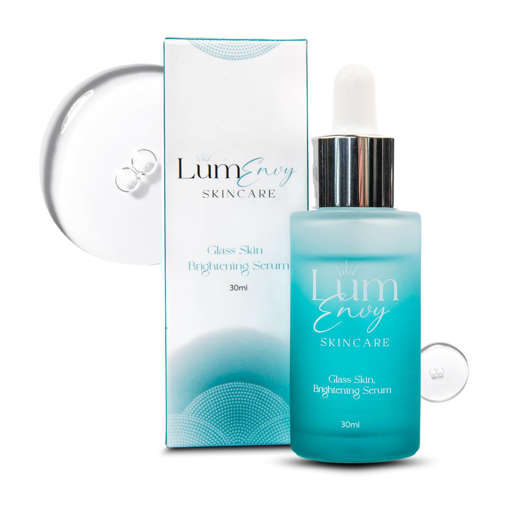 LumEnvy Salmon DNA Glass Skin Serum bottle for deep hydration and radiant glow.