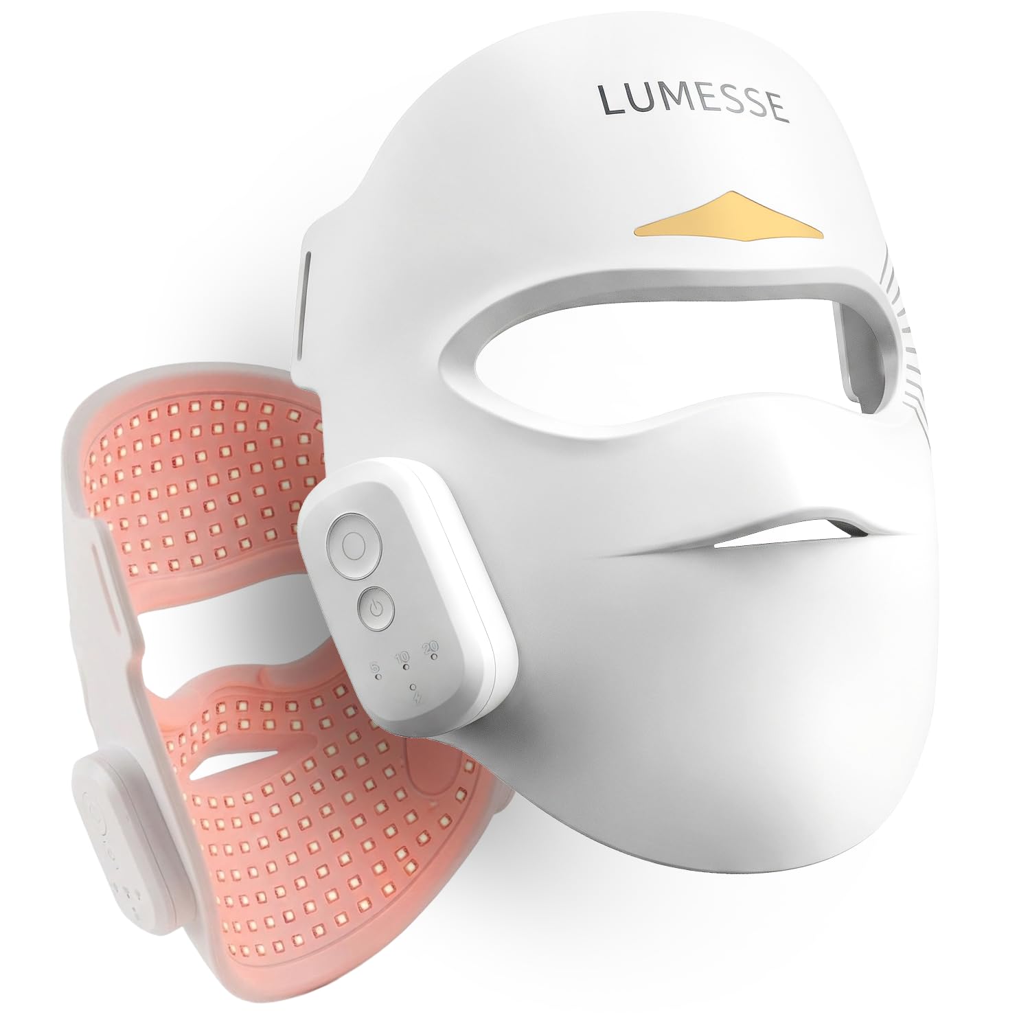 Lumesse blue light targets blemish-prone areas for clearer-looking skin.