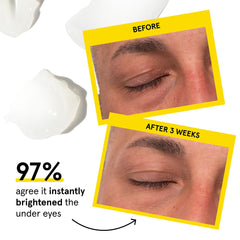 Lumin Men’s balm texture close-up emphasizes weightless hydration for day and night