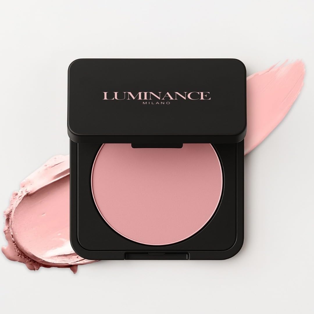 Luminance Milano Original Under Eye Brightener with pink tint brightens and neutralizes dark circles.
