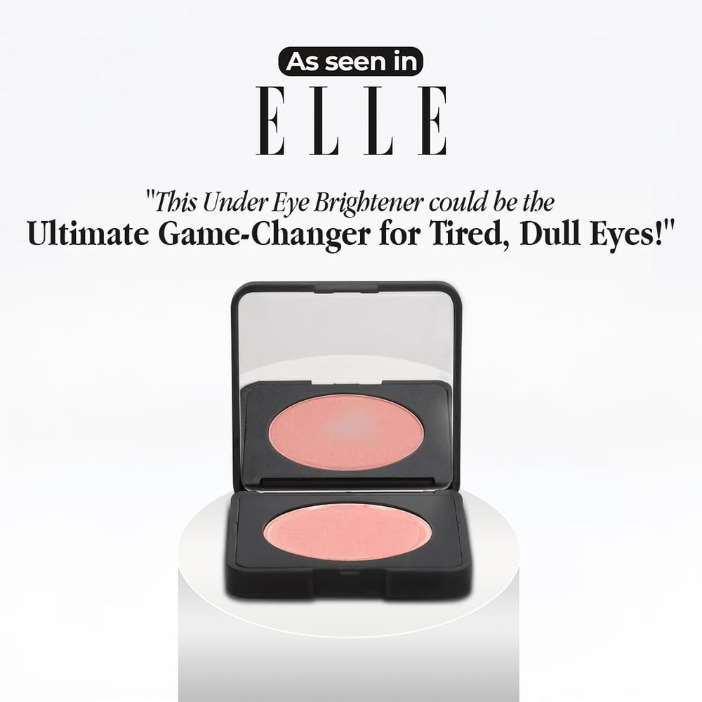 Luminance Milano Under Eye Brightener application demonstrates effortless blending for a natural look.