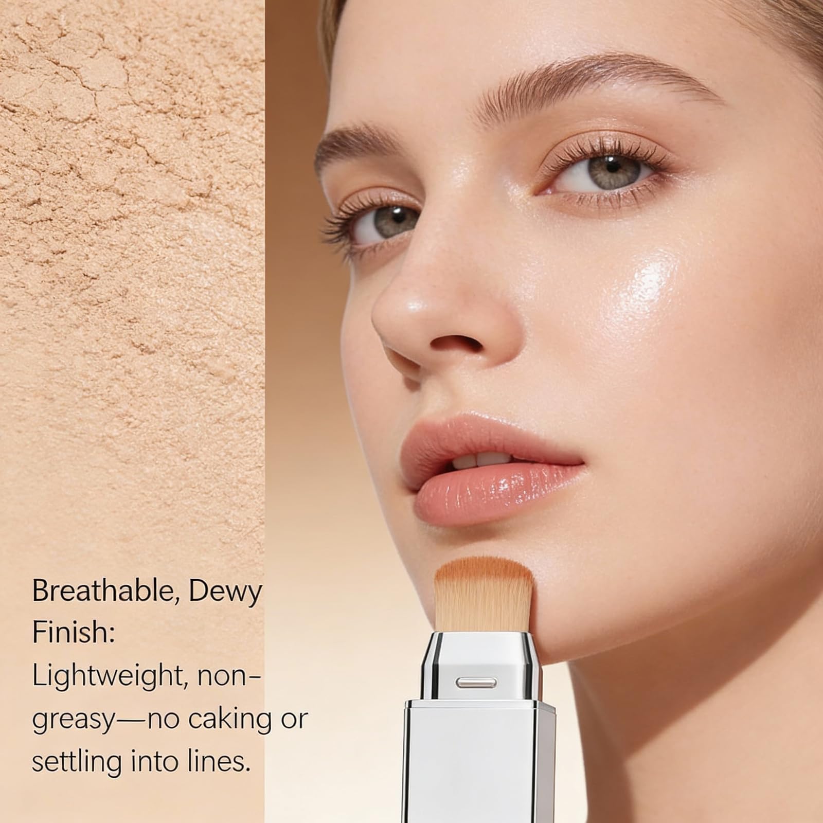 Lumine Skin buildable coverage from medium to full for a natural look.