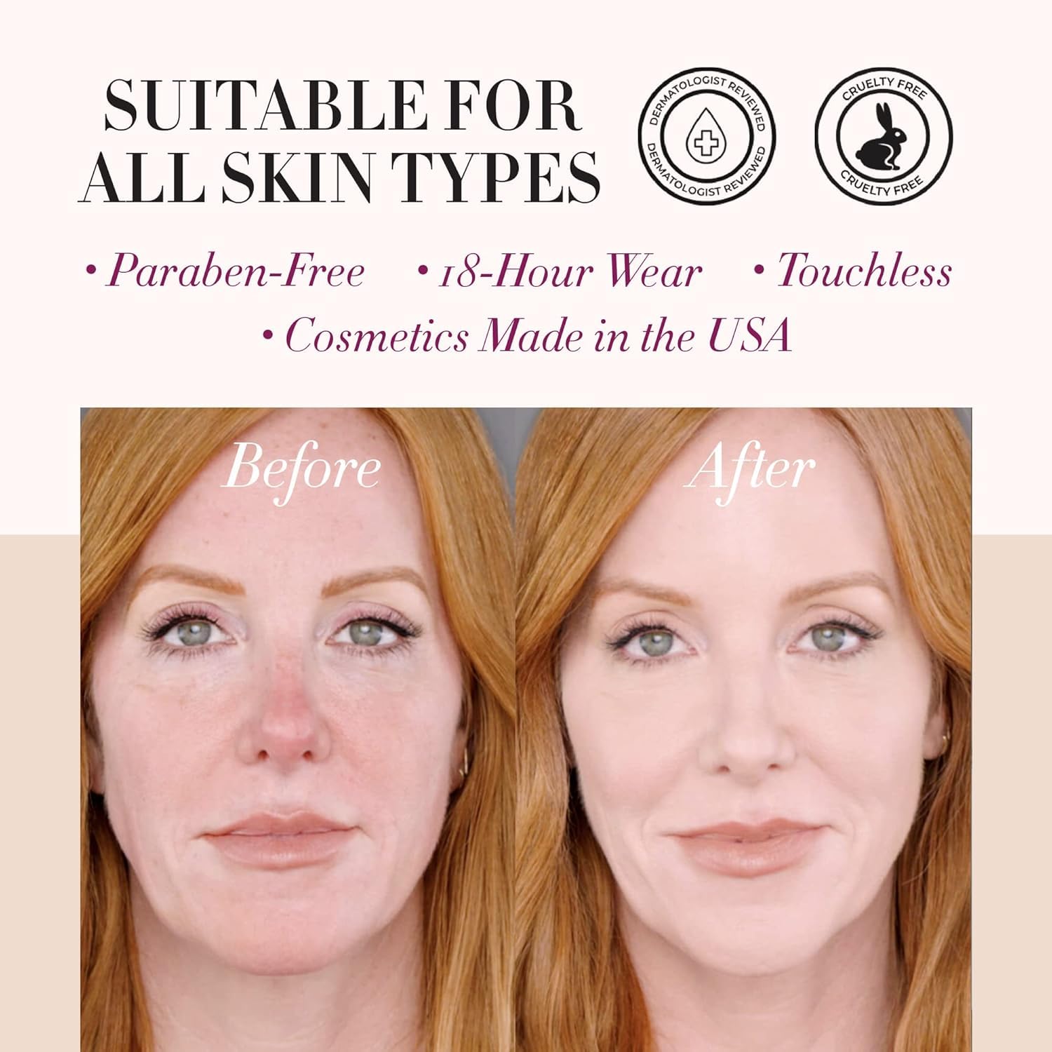 LUMINESS illuminator for radiant highlights and dimensional glow.
