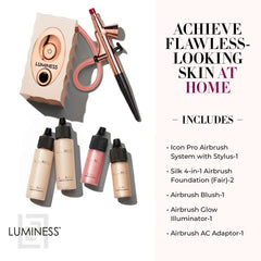 Luminess Air Icon Pro stylus precision enables touchless, even coverage.