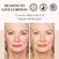 LUMINESS Air Silk 4-in-1 shade 010 bottle ready for sheer to medium coverage.