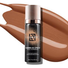 LUMINESS Airbrush Body Coverage bottle ready for even body application