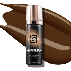 Luminess Airbrush Body Coverage bottle close-up showing even tone and long-wear.